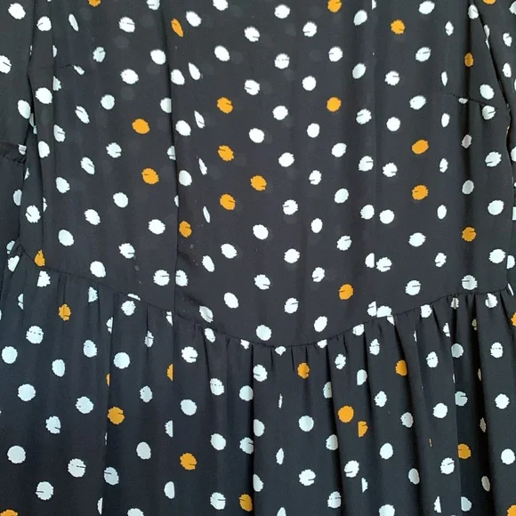Etched Polka Dots Maxi Dress - Picture 5 of 13